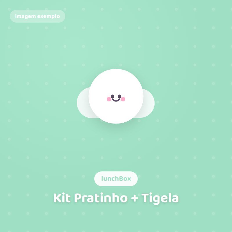 Kit Pratinho + Tigela Bambu